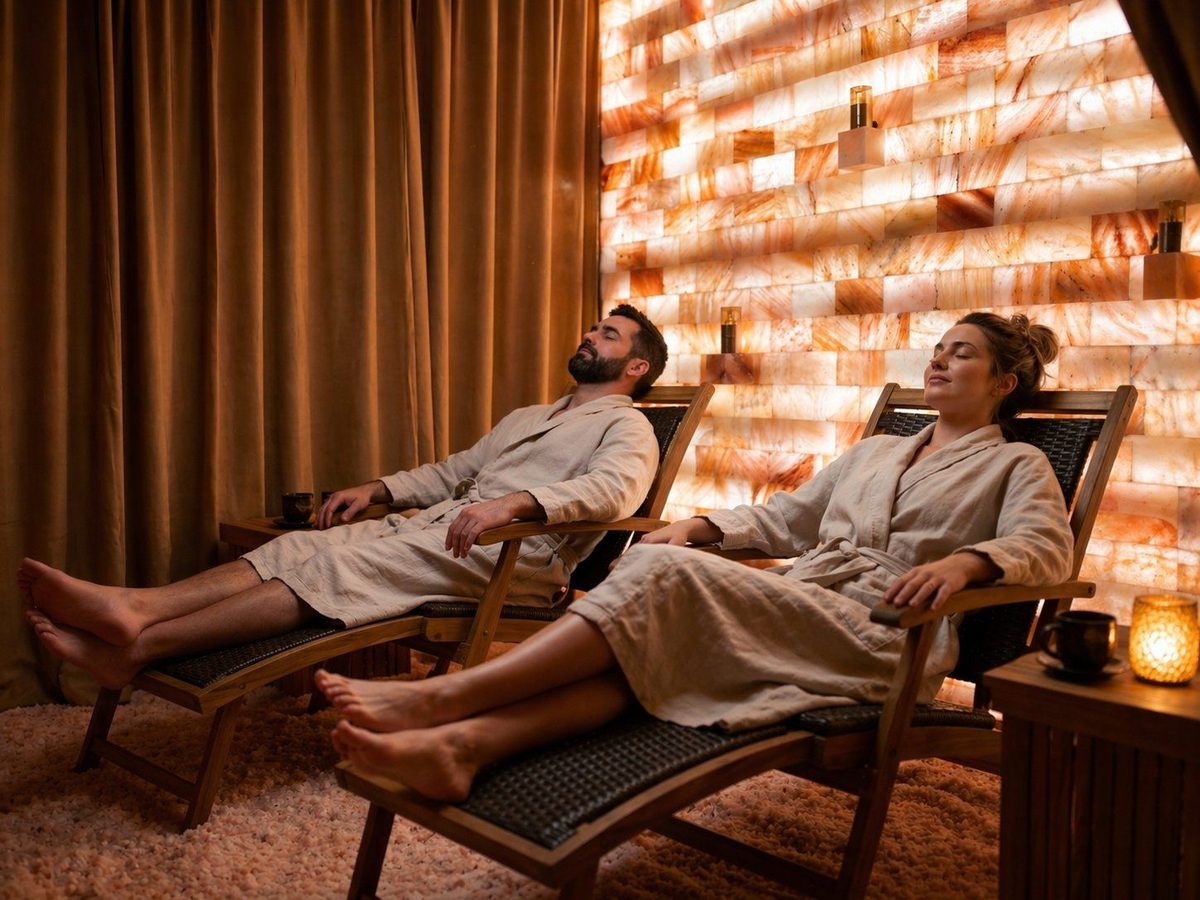 Salt room halotherapy at Arroyo Pinion